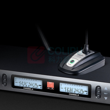 得胜 TAKSTAR 一拖二无线麦克风 TS-8807TT U段鹅颈式会议无线话筒