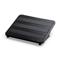 山业 SANWA SUPPLY 人体工学脚踏凳 100-FR018 380*300mm 3挡调节 (黑色) 钢制
