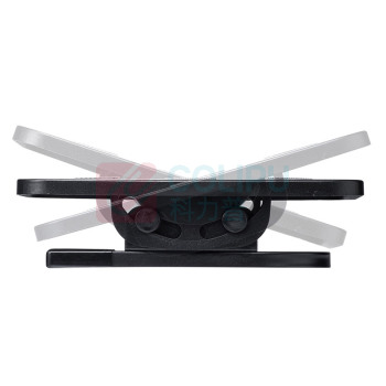 山业 SANWA SUPPLY 人体工学脚踏凳 100-FR018 380*300mm 3挡调节 (黑色) 钢制