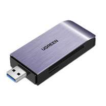 绿联 UGREEN USB3.0读卡器 50541 CM180 四合一多读款 (黑色)