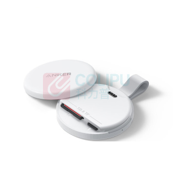 安克 ANKER MagGo三合一USB-C读卡器 A83D1 (白色)