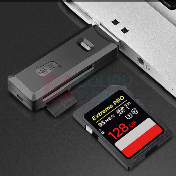 川宇 读卡器 C296 接口类型:USB2.0 读取对象:TF卡;SD卡