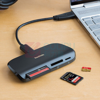 闪迪 SANDISK SANDISK 影像伴侣 三合一 读卡器 即插即用 高速传输 广泛兼容