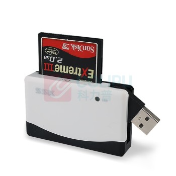飚王 SSK 存储卡读卡器 SCRM057 四合一USB接口 支持TF/SD/CF/MS USB 2.0