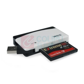 飚王 SSK 存储卡读卡器 SCRM057 四合一USB接口 支持TF/SD/CF/MS USB 2.0
