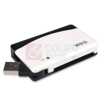 飚王 SSK 存储卡读卡器 SCRM057 四合一USB接口 支持TF/SD/CF/MS USB 2.0