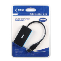 飚王 SSK 多功能合一读卡器 SCRM330 USB3.0高速读写 支持TF/SD/CF