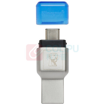 金士顿 USB 3.1 TF(Micro SD)双接口读卡器 FCR-ML3C 2合1 (银色)