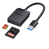 绿联 UGREEN USB3.0读卡器 支持 TF Micro SD卡 20250 CR127 多卡单读