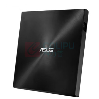 华硕 ASUS 8倍速 USB2.0 外置DVD刻录机 移动光驱 黑色 兼容苹果系统/SDRW-08U7M-U 