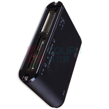 飚王 SSK 读卡器 SCRM025 USB 2.0 支持TF/SD/CF/MS/XD/M2手机相机卡 (黑色)