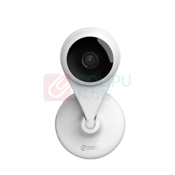 360 摄像头 300W小水滴5C 家用远程监控智能摄像机 2K版网络wifi高清夜视摄像头 S2421+128G (白色)