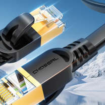秋叶原 CHOSEAL 网络跳线 QS5178A 性能等级:七类网线 接口方式:RJ45 线长:0.5m 通讯线类别:七类