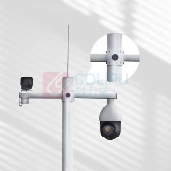 海康威视 HIKVISION 监控立杆 DS-L4500 配固定座 含安装