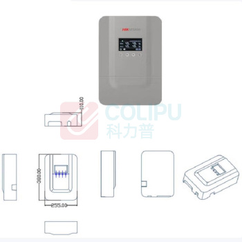 海康威视 HIKVISION 电子围栏监控套件 DS-WR-204LB 含脉冲主机,、VMS2.0P平台软件及联动功能 含安装配件