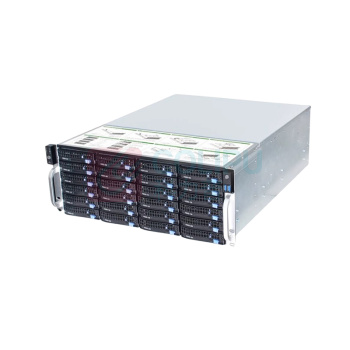 海康威视 HIKVISION 网络存储设备 DS-A71124R/TVA 8T*18 带18块8T硬盘 (黑色)