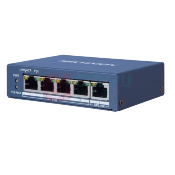 海康威视 HIKVISION 千兆交换机 DS-3E0505P-E 5口POE