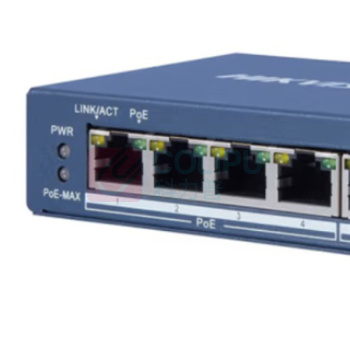 海康威视 HIKVISION 千兆交换机 DS-3E0505P-E 5口POE