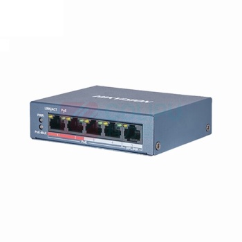 海康威视 HIKVISION 交换机 DS-3E0105P-E 5口百兆 POE