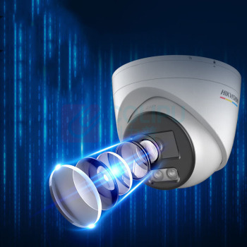 海康威视 HIKVISION 半球摄像机400万夜视POE供电臻全彩拾音网络半球机监控摄像头 DS-2CD3347WDV3-L(4mm)