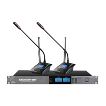 得胜 TAKSTAR 一拖二无线麦克风 UC-2R+UC-TH1*2 配鹅颈会议麦克风*2