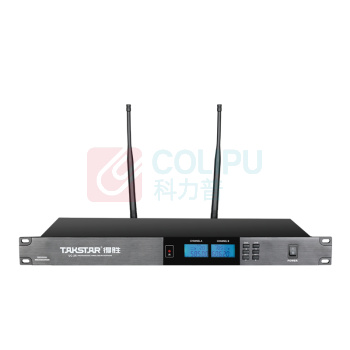 得胜 TAKSTAR 无线麦克风套装 UC-2R+UC-TD*2 含UC-2R接收器+UC-TD无线手持麦克风*2