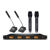 得胜 TAKSTAR VHF一拖两手持两会议话筒 TC-4R