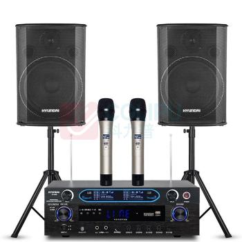 HYUNDAI 会议音响套装 M10 AV500 【两音响/双话筒】(20-120平)