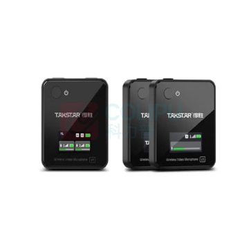 得胜 TAKSTAR V1升级版无线领夹麦克风 小蜜蜂教师抖音手机直播降噪领夹收音麦 一拖二