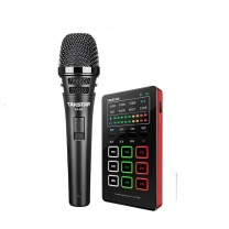 得胜 TAKSTAR 便携式直播声卡 户外唱歌录音手机电脑通用 单声卡 MX1mini