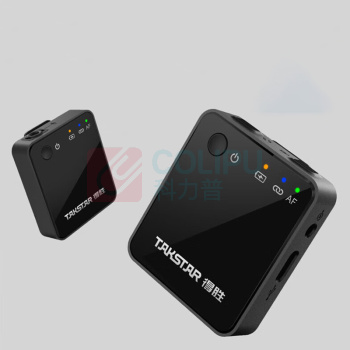 得胜 TAKSTAR 电容麦克风 无线 领夹式 V1 2个领夹麦
