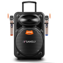 山水 sansui 专业音箱 MK15-15 尺寸规格:675×340×421mm 输出功率:3000W 连接方式:蓝牙 频率响应:80Hz~16KHz (黑色)