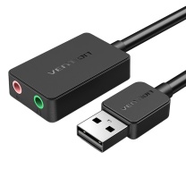 威迅 Vention 外置声卡 CDYB0 接口:USB 类型:外置 采样率:44.1/48K@16bit 颜色:黑色