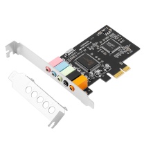 魔羯 MOGE 内置声卡 MC2206 接口:PCIE 类型:内置 规格:5.1声道 颜色:银色