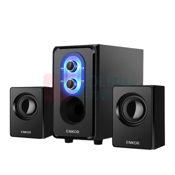 ENKOR 组合音响 E50 尺寸规格:120×255×215mm;80×90×130mm输出功率:12W连接方式:USB (黑色)