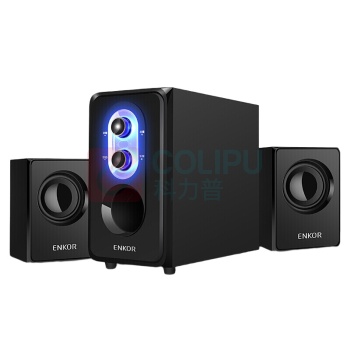 ENKOR 组合音响 E50 尺寸规格:120×255×215mm;80×90×130mm输出功率:12W连接方式:USB (黑色)