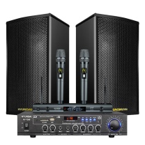 HYUNDAI 组合音响 HY-8K+AV-729S+HS-2 尺寸规格:420×420×163mm;420×420×x163mm (黑色)