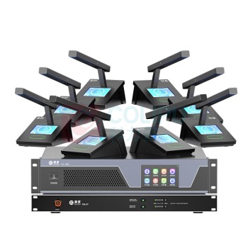 惠度 麦克风套装 YH-580 一拖八有线手拉手 方管