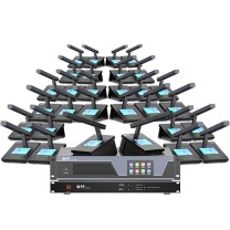 惠度 麦克风套装 YH-580 一拖三十有线手拉手 方管