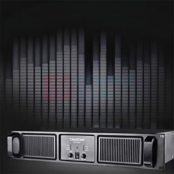 得胜 TAKSTAR 双通道专业功放 EKA-8N 483*88*447mm(含把手) 定压定阻功放机 HiFi高保真 会议室餐厅KTV工程安装与户外演出