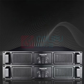 得胜 TAKSTAR 双通道专业功放 EKA-8N 483*88*447mm(含把手) 定压定阻功放机 HiFi高保真 会议室餐厅KTV工程安装与户外演出