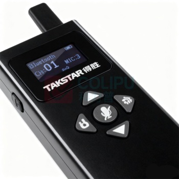 得胜 TAKSTAR 气传导讲解器-发射器 (升级版) WTG-550T 台 43L*14.5W*117H(mm) (黑色) 导览 一对多智能配对导游教学