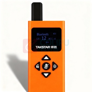 得胜 TAKSTAR 气传导讲解器-发射器 (升级版 WTG-550 43L*14.5W*117H(mm) (橙色) 导览一对多智能配对导游教学