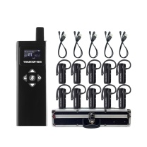 得胜 TAKSTAR 气传导讲解器 WTG-550 43L*14.5W*117H(mm) (黑色) 导览升级1拖10 旅游观光企业参观大型会议同声传译