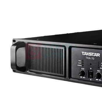 得胜 TAKSTAR 两通道功放 TKA-70 483*88*447mm 定压定阻功率放大器 有效降噪增益可调 会议室餐厅KTV工程户外演出