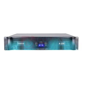 得胜 TAKSTAR 纯后级功放 A-200 485×370×88mm 专业音频舞台音响演出工程定阻功放机 双通道模拟功放