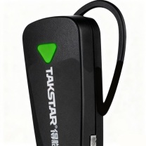 得胜 TAKSTAR 无线导览讲解器 WTG-650 57*27*12.5mm (黑色) 耳挂式接收器1个 一对多传声系统观光旅游导游教学同声传译