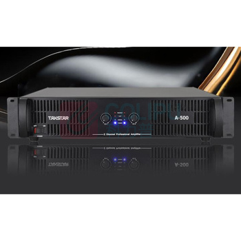 得胜 TAKSTAR 纯后级功放 A-500 485*370*88mm 专业音频舞台音响演出工程定阻功放机 双通道模拟功放