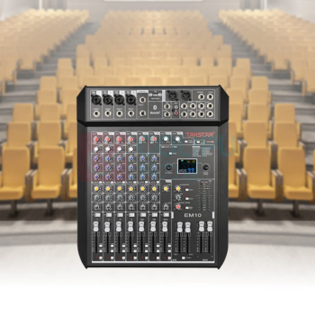 得胜 TAKSTAR 调音台 EM10 10路模拟调音台,带蓝牙USB效果器