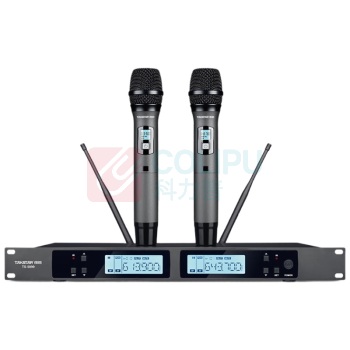得胜 TAKSTAR 麦克风 TS-5899 一拖二 (黑色)